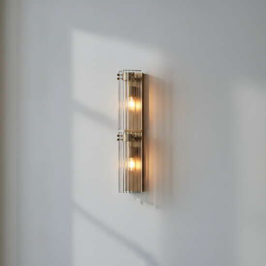Luster Gaze Radiant Reeded Wall Sconce - Background Shot