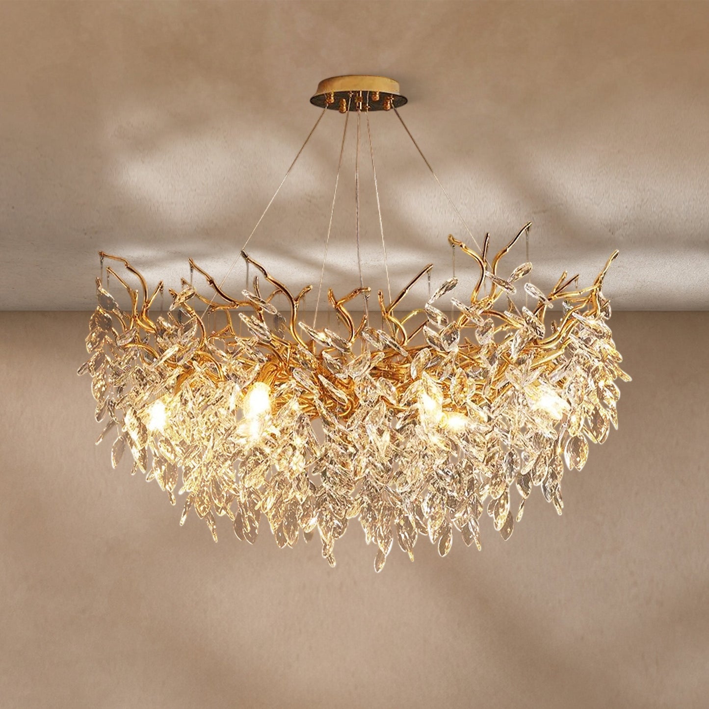 Albero Modern French-Style Branch Crystal Chandelier