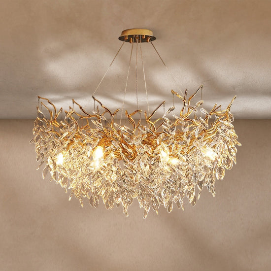 Albero Modern French-Style Branch Crystal Chandelier