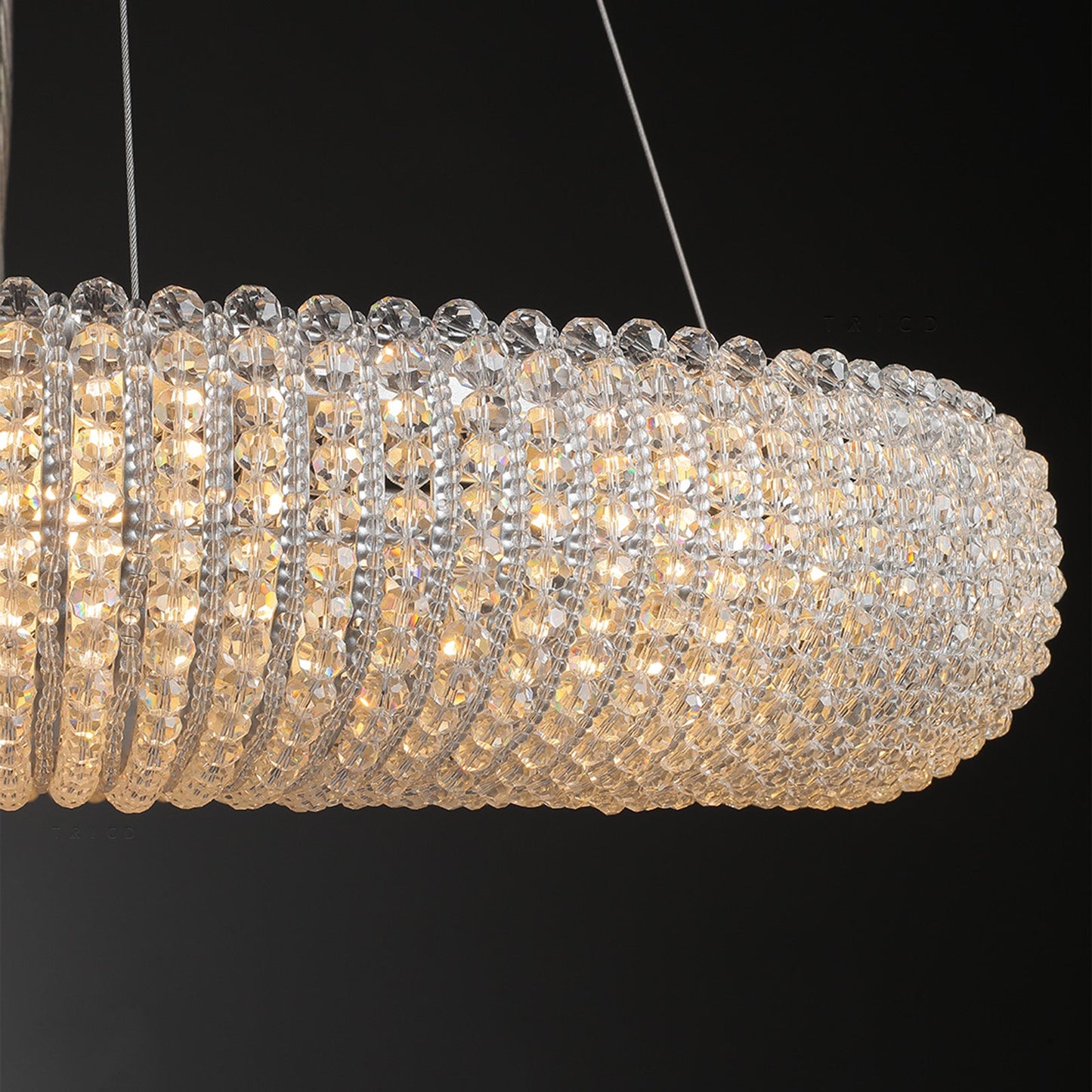 Halos Crystal Round LED Chandelier 32"41"59"72"
