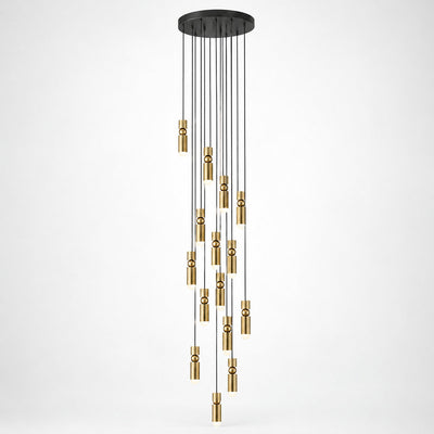Geometric Cylinder Cluster Pendant Light