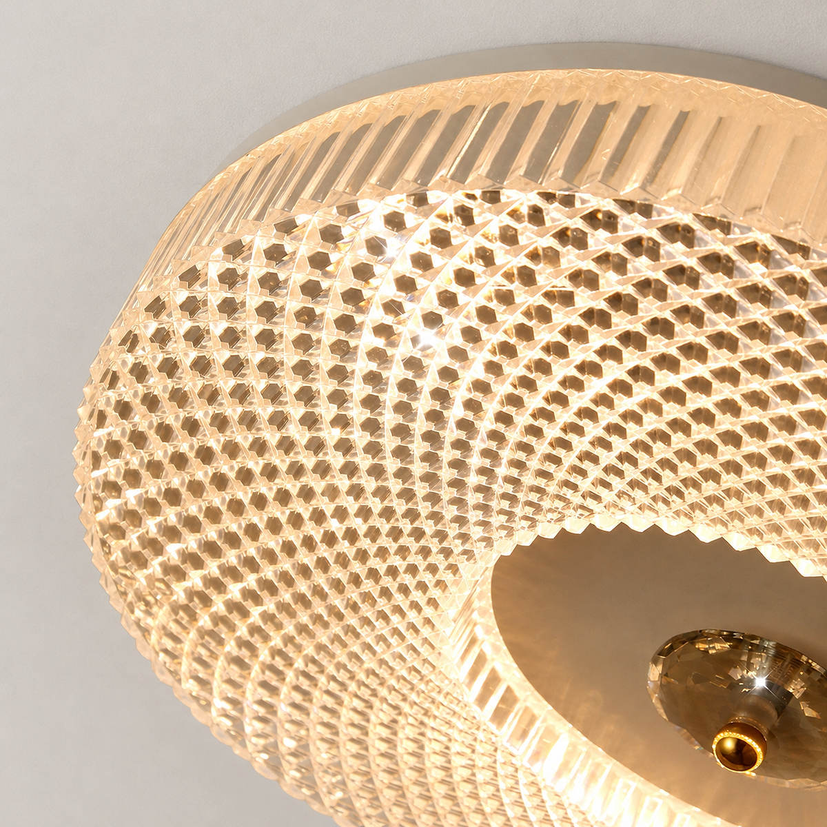 Round Integrated LED Flush Mount Ceiling Lamp
