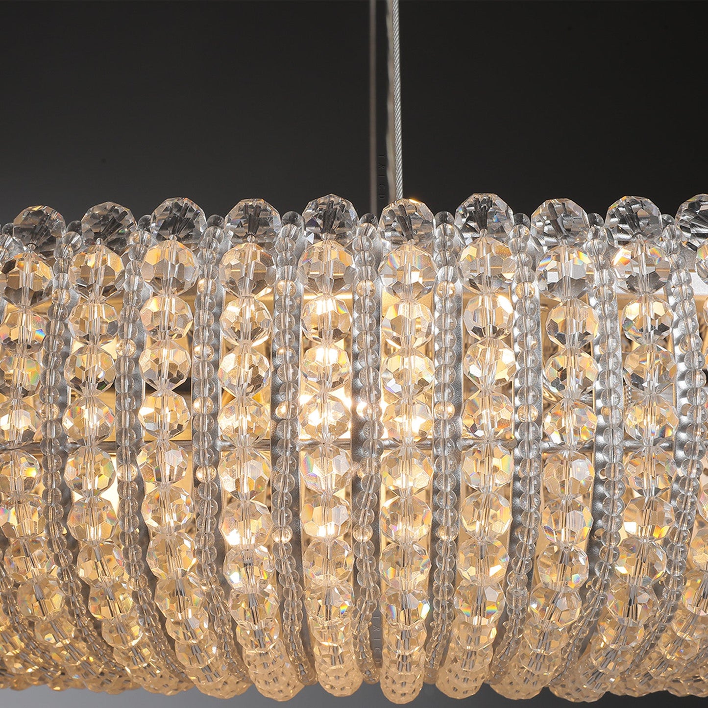 Halos Crystal Round LED Chandelier 32"41"59"72"