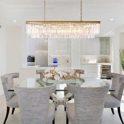 1920s Odeom Rectangular Chandelier