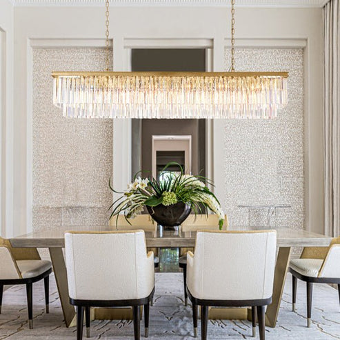 1920s Odeom Rectangular Chandelier