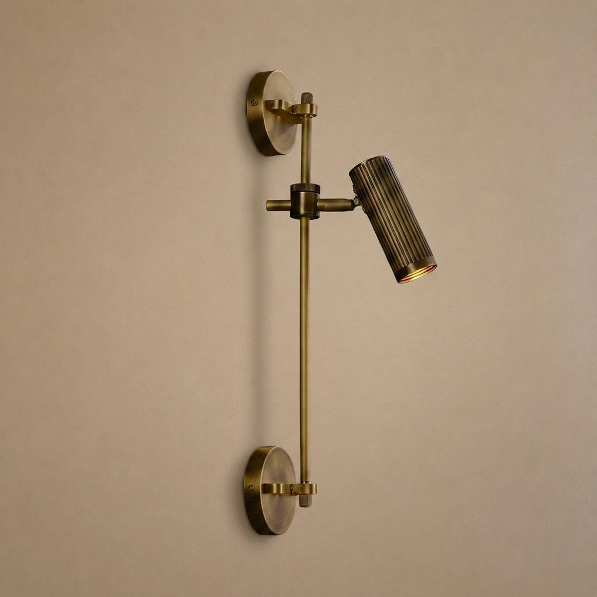 Spot Rail Wall Lamp,6.7~ 9.4-Inch x H 21.7~28-Inch, Bronze for Living Room