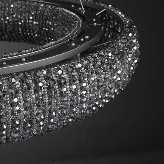 Haze Crystal Round LED Chandelier