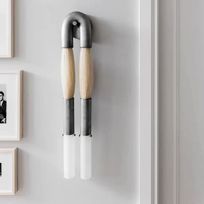 Double Head Antonia Horsehair Sconce