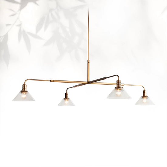 Theron Glass Round Chandelier