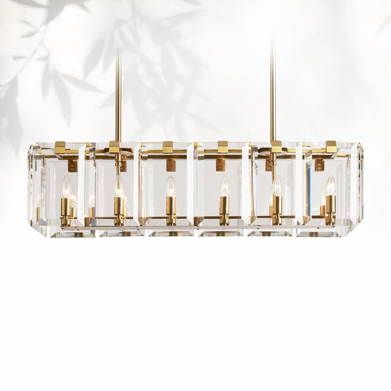 Ameya Rectangular Chandelier 12/16 Light