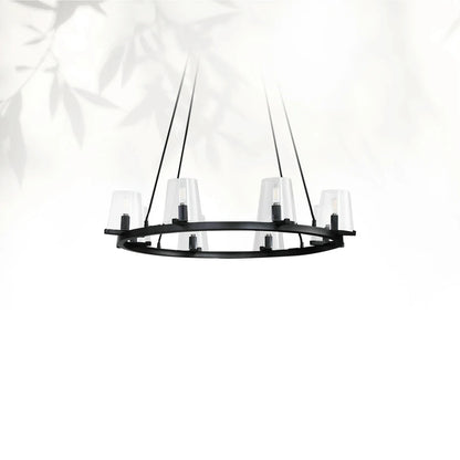Paricia Glass Round Chandelier 36" 48" 60"