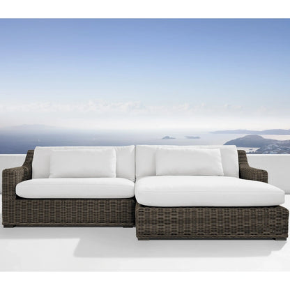 Montaul Outdoor Two-Piece Sectional in Dry Bark