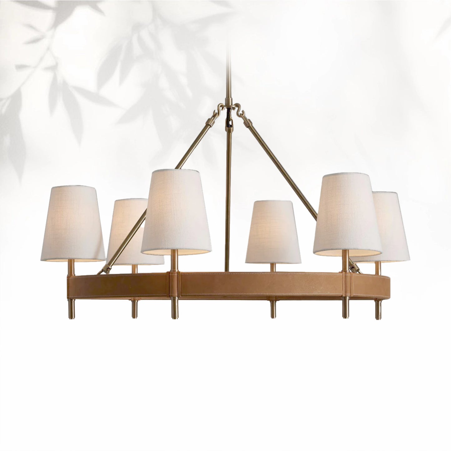 Hasting 6-Light Halo Chandelier
