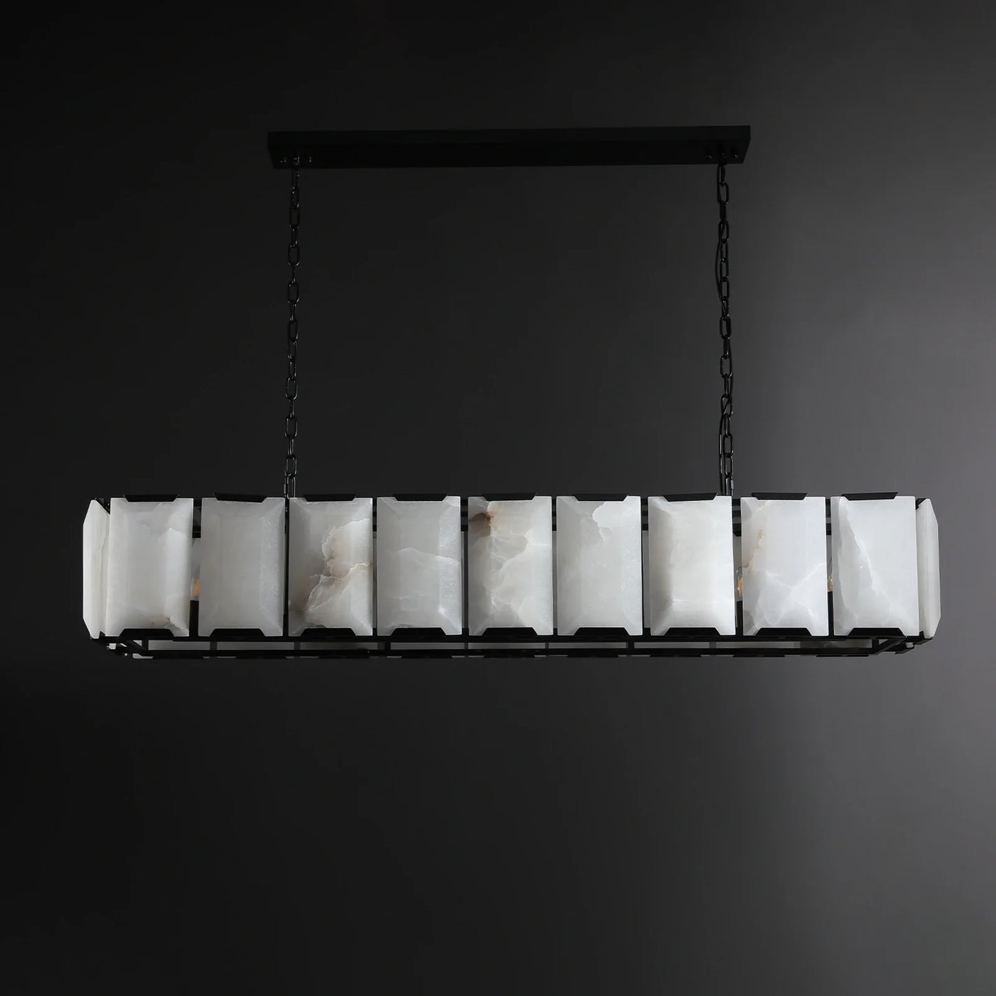 Carlow Calcite Rectangular Chandelier