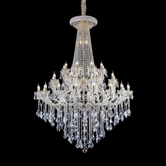 Luster Gaze Grand Empire K9 Crystal Chandelier - American ballroom or formal entertaining space