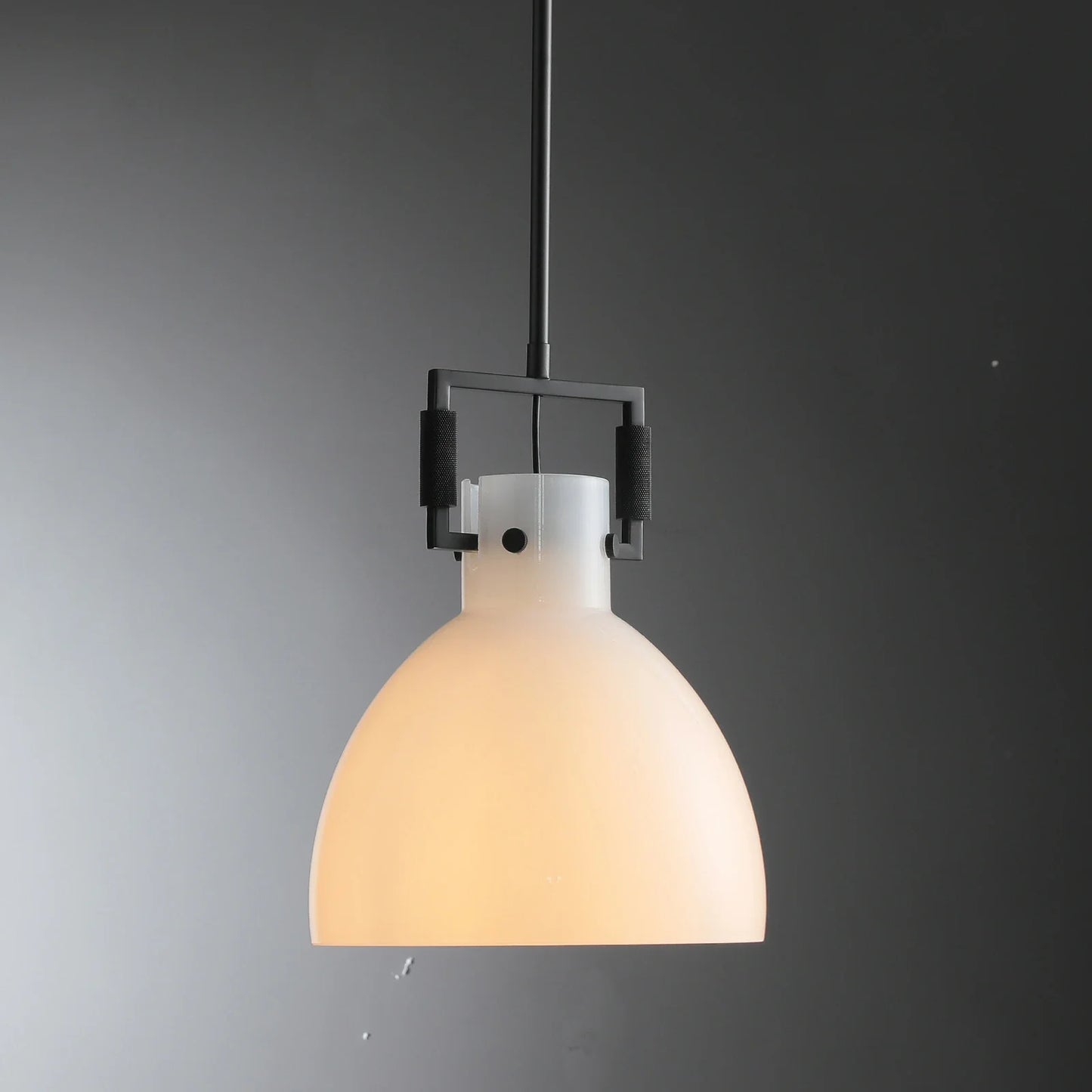 Zephyral Milk Glass Cloche Pendant