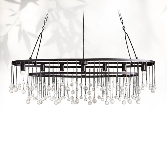 Aubray 7 Light Oval Chandelier