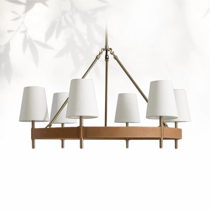Hasting 6-Light Halo Chandelier