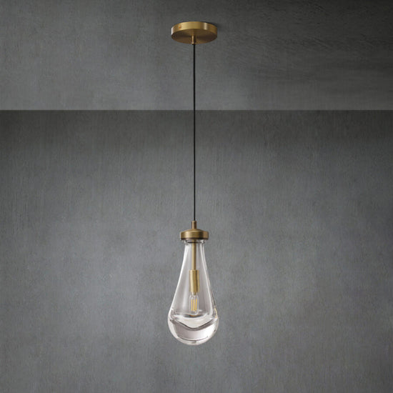 Soltaire Raindrop Pendant Light