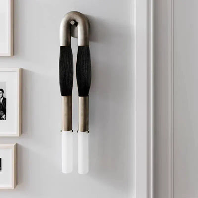 Double Head Antonia Horsehair Sconce