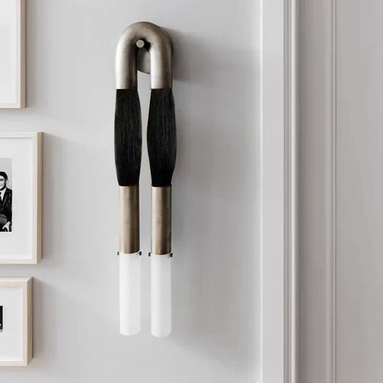 Double Head Antonia Horsehair Sconce