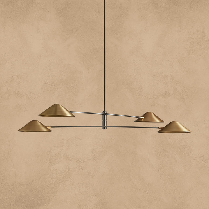 Simms 4-Light Linear Chandelier