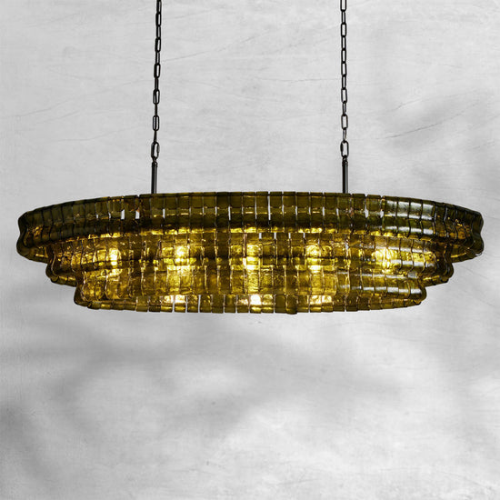 Ghiaccio Oval Chandelier