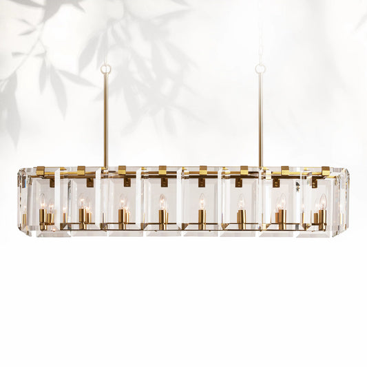 Ameya Rectangular Chandelier 12/16 Light