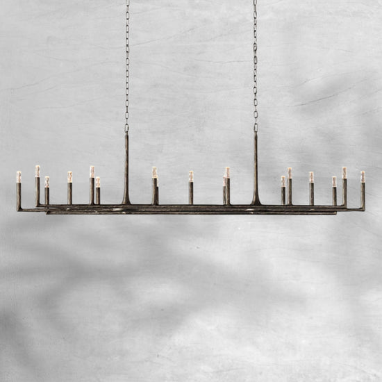 Thalen Forged Linear Chandelier