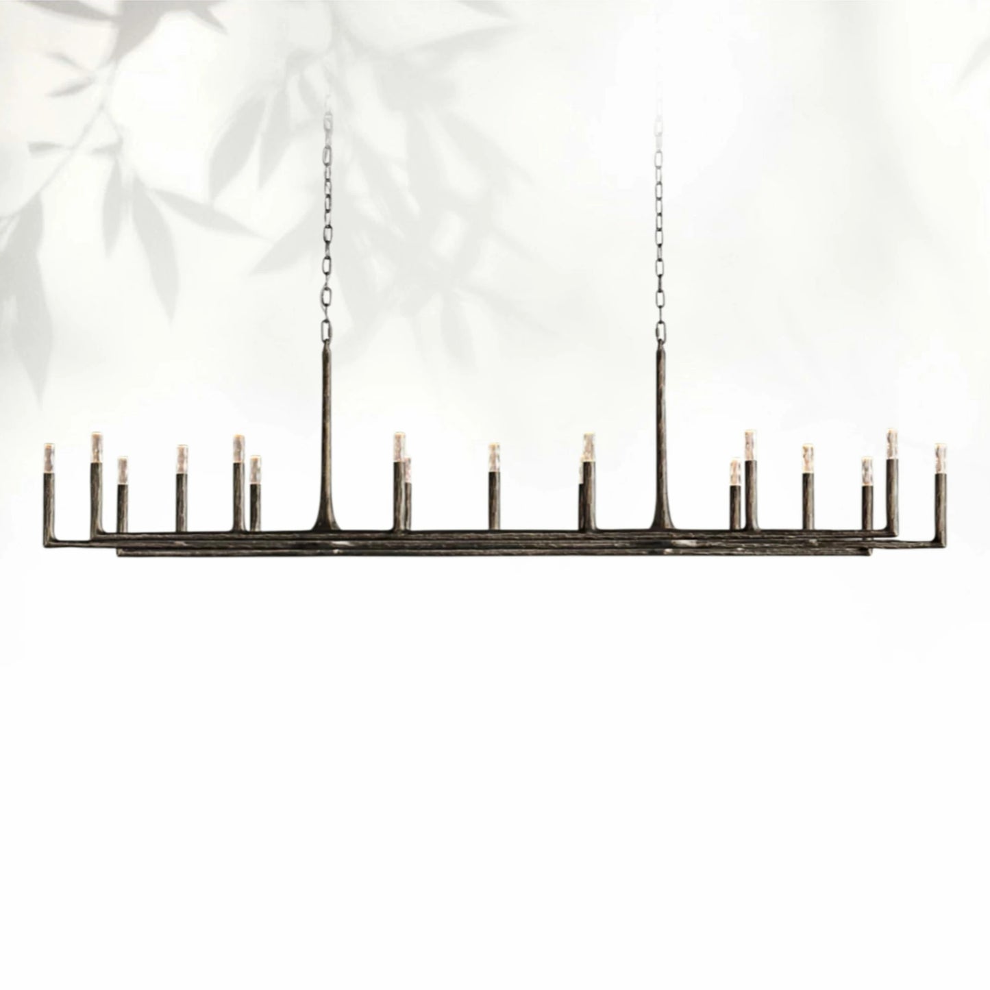 Thaddeas Forged Linear Chandelier 54"/72"/96"