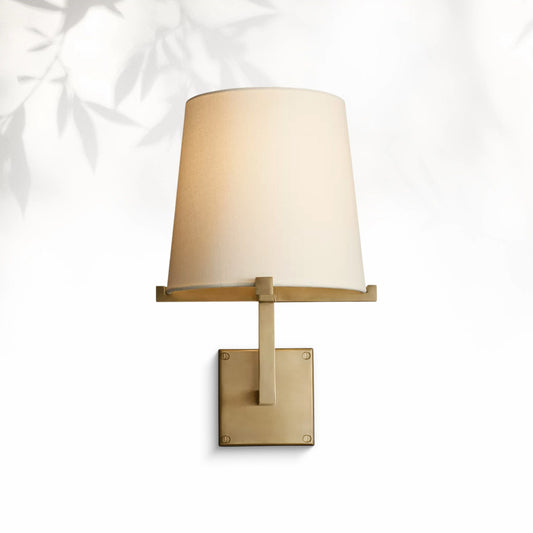 Paricia Fabric Shade Grand Sconce