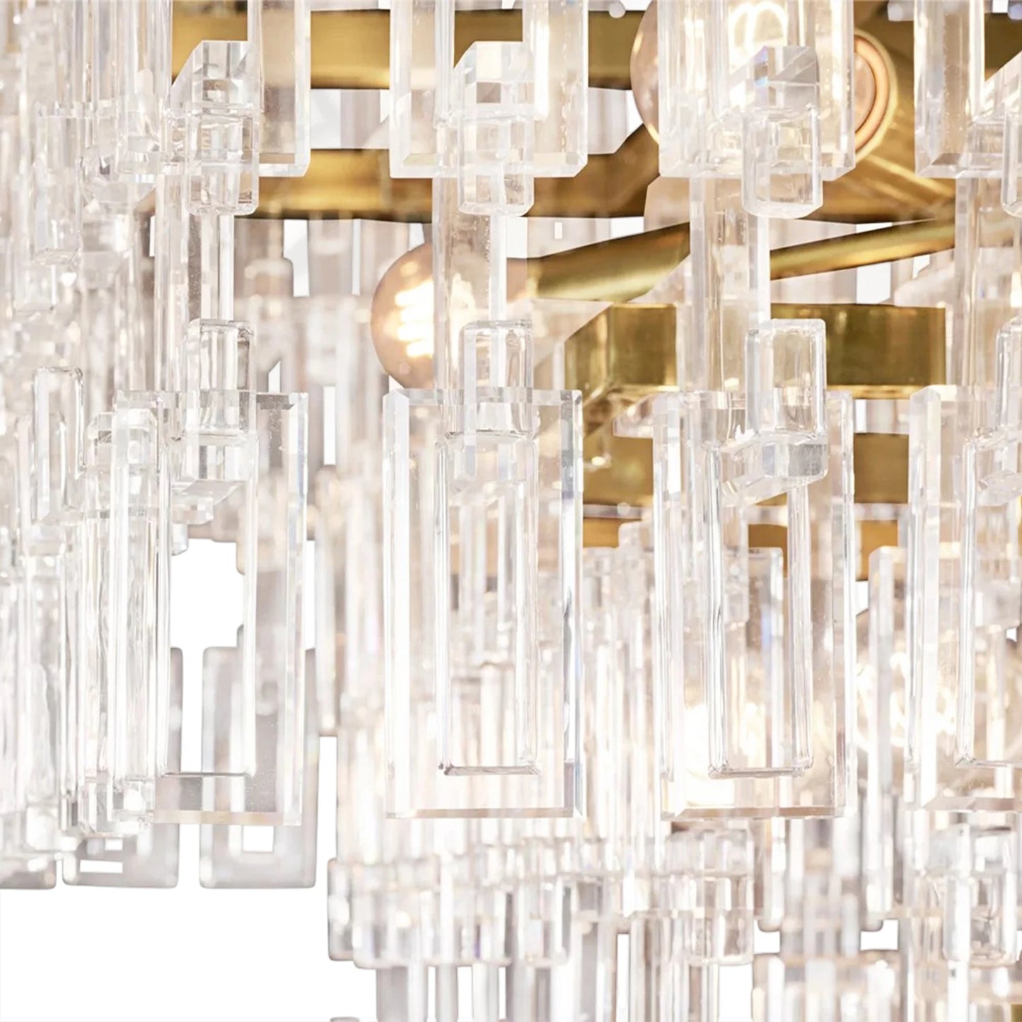 Marigan Crystal Rectangle Chandelier 60"