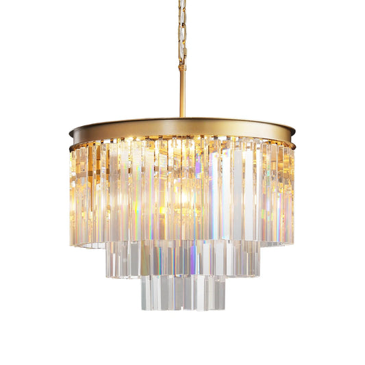 1920s Odeom Round Chandelier 20"32"44"
