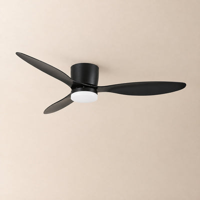 Tricolordeer Contemporary Wood Blade Ceiling Fan Light