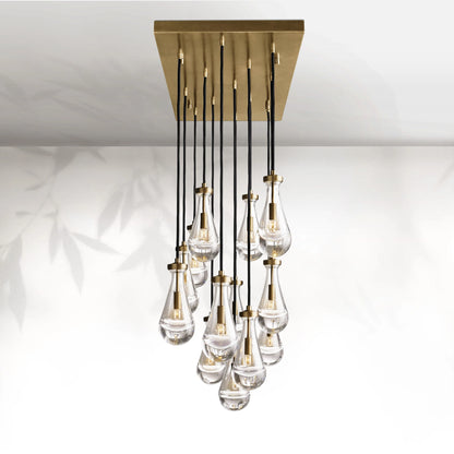 Raindrop Rectangular Chandelier