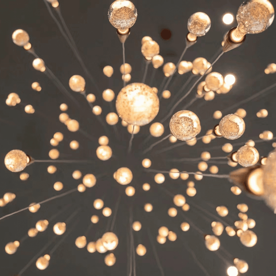 Raindrop Soltaire Linear Chandelier