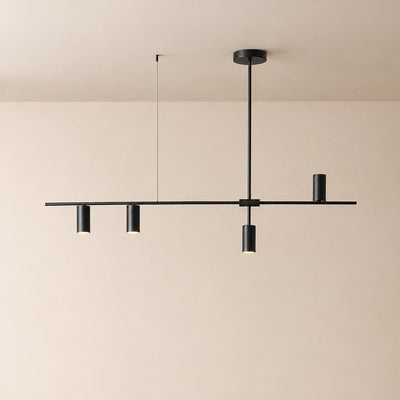 Modern Minimalist Linear Chandelier by Tricolordeer