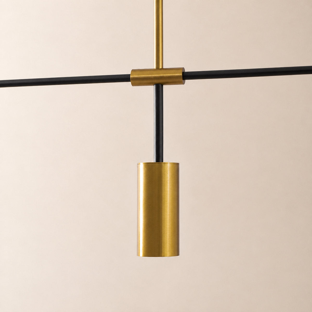 Modern Minimalist Linear Chandelier by Tricolordeer