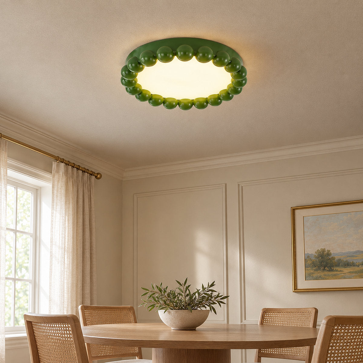 Tricolordeer Modern Resin and Acrylic Ceiling Lamp