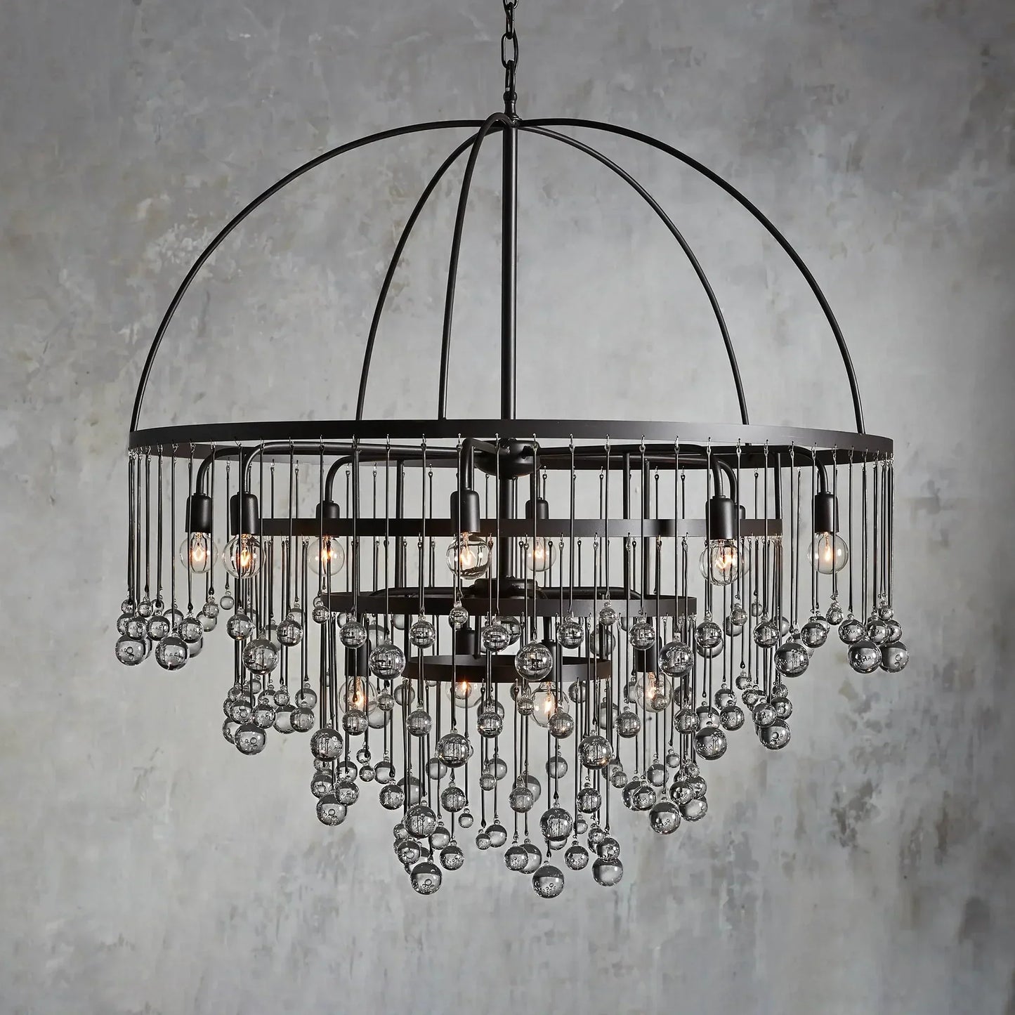 Aubrey Round Chandelier 4 Tier