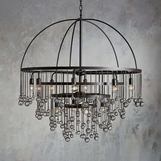 Aubrey Round Chandelier 4 Tier