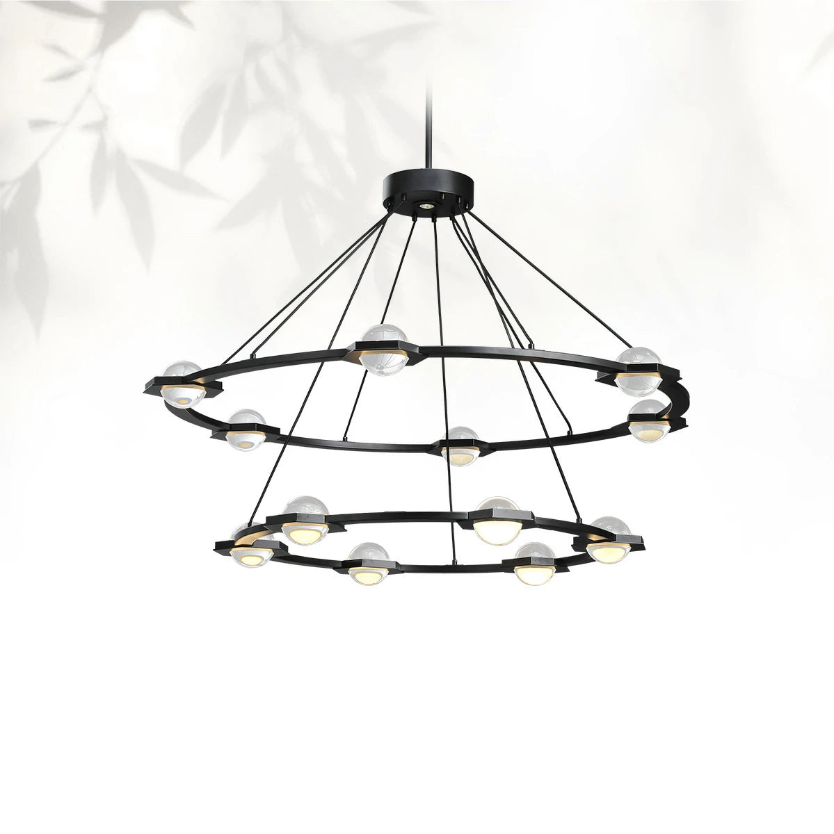 Eclatamt Two-Tier Round Chandelier