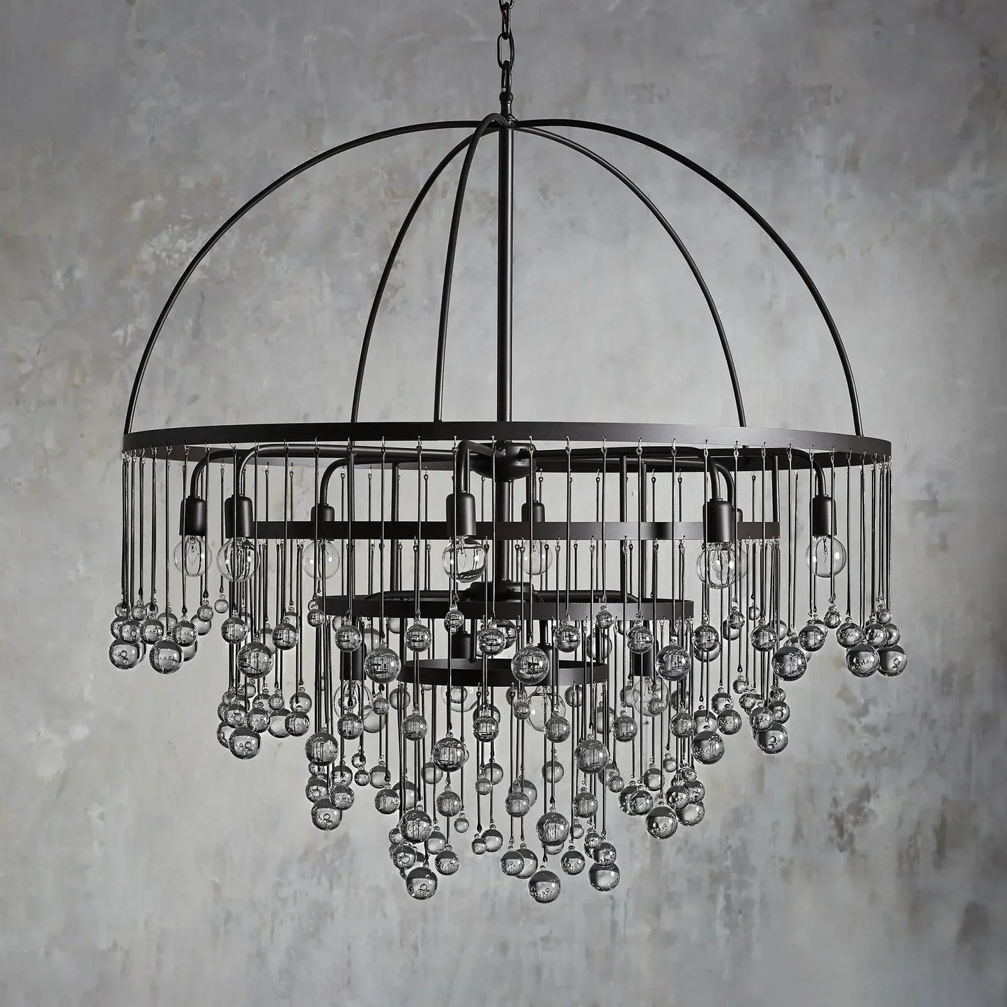 Aubrey Round Chandelier 4 Tier