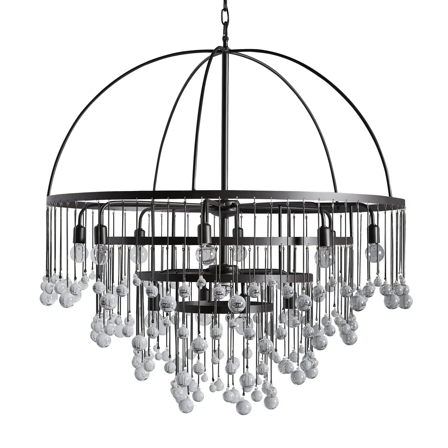 Aubrey Round Chandelier 4 Tier