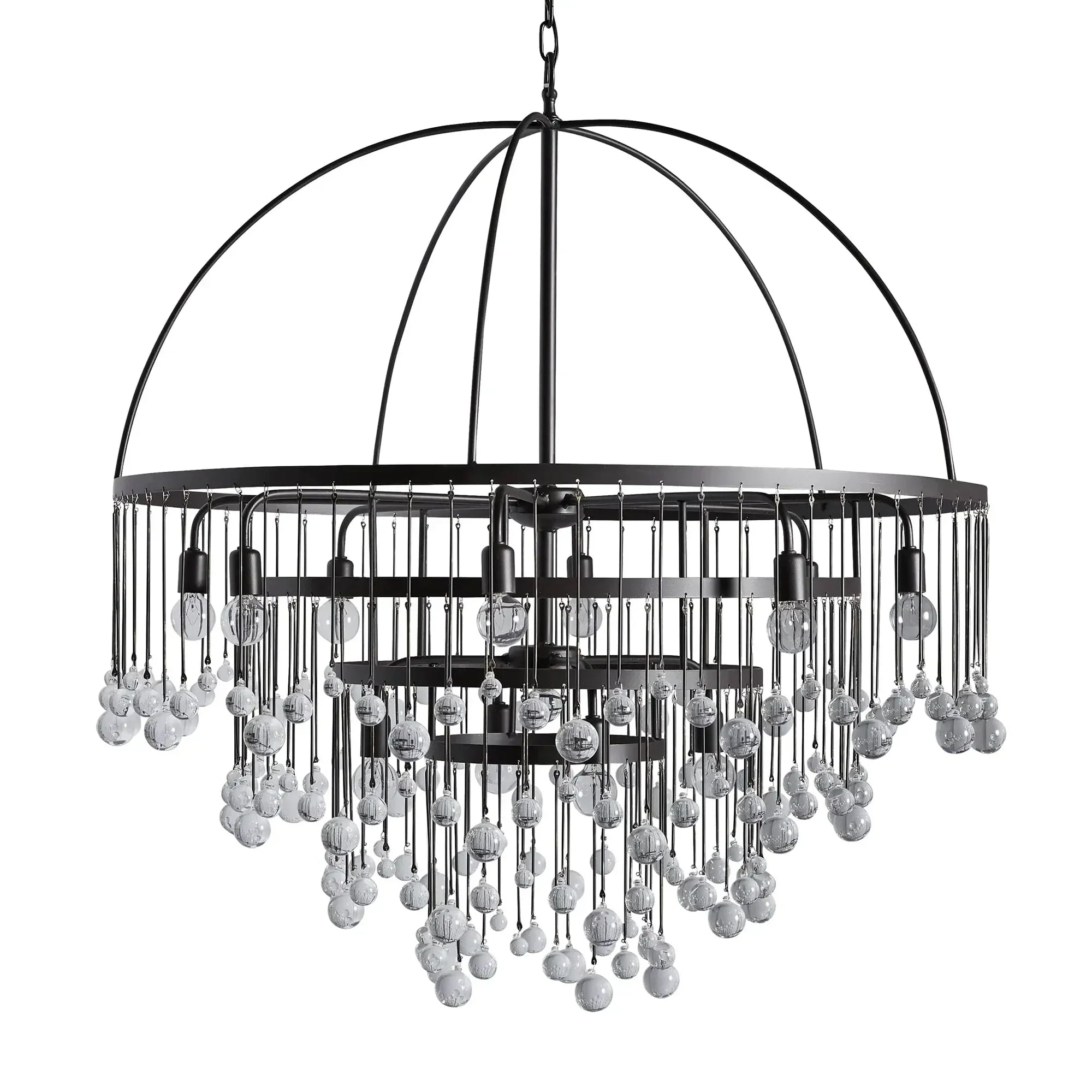 Aubrey Round Chandelier 4 Tier