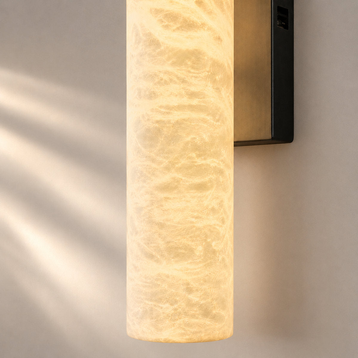 Tricolordeer 20/35.8-Inch Linear Cloud Stone Wall Light