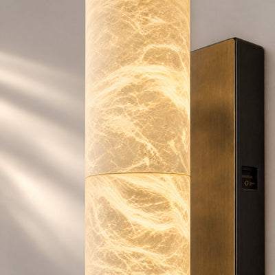 Tricolordeer 20/35.8-Inch Linear Cloud Stone Wall Light