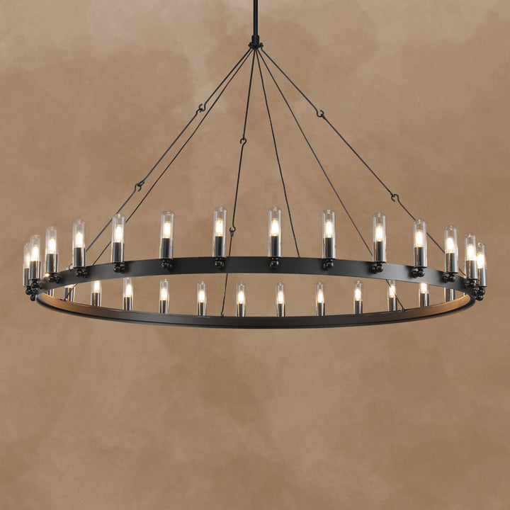 Celestine Vintage Filament Outdoor Round Chandelier