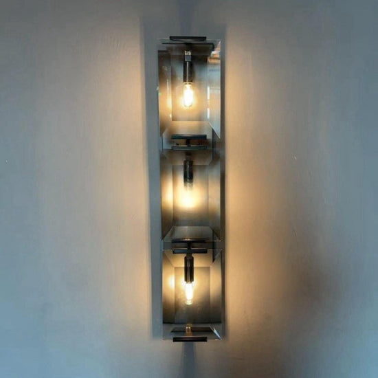 Harlew Crystal Triple Wall Lamp