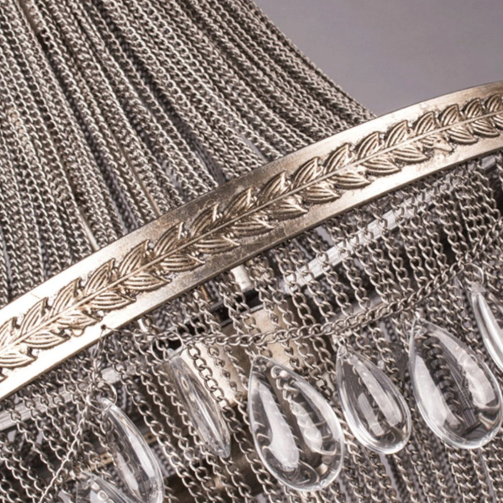 Oversize Modern Metal Art Luxury Crystal Chandelier for Duplex Hall/Staircase/Villa/Foyer